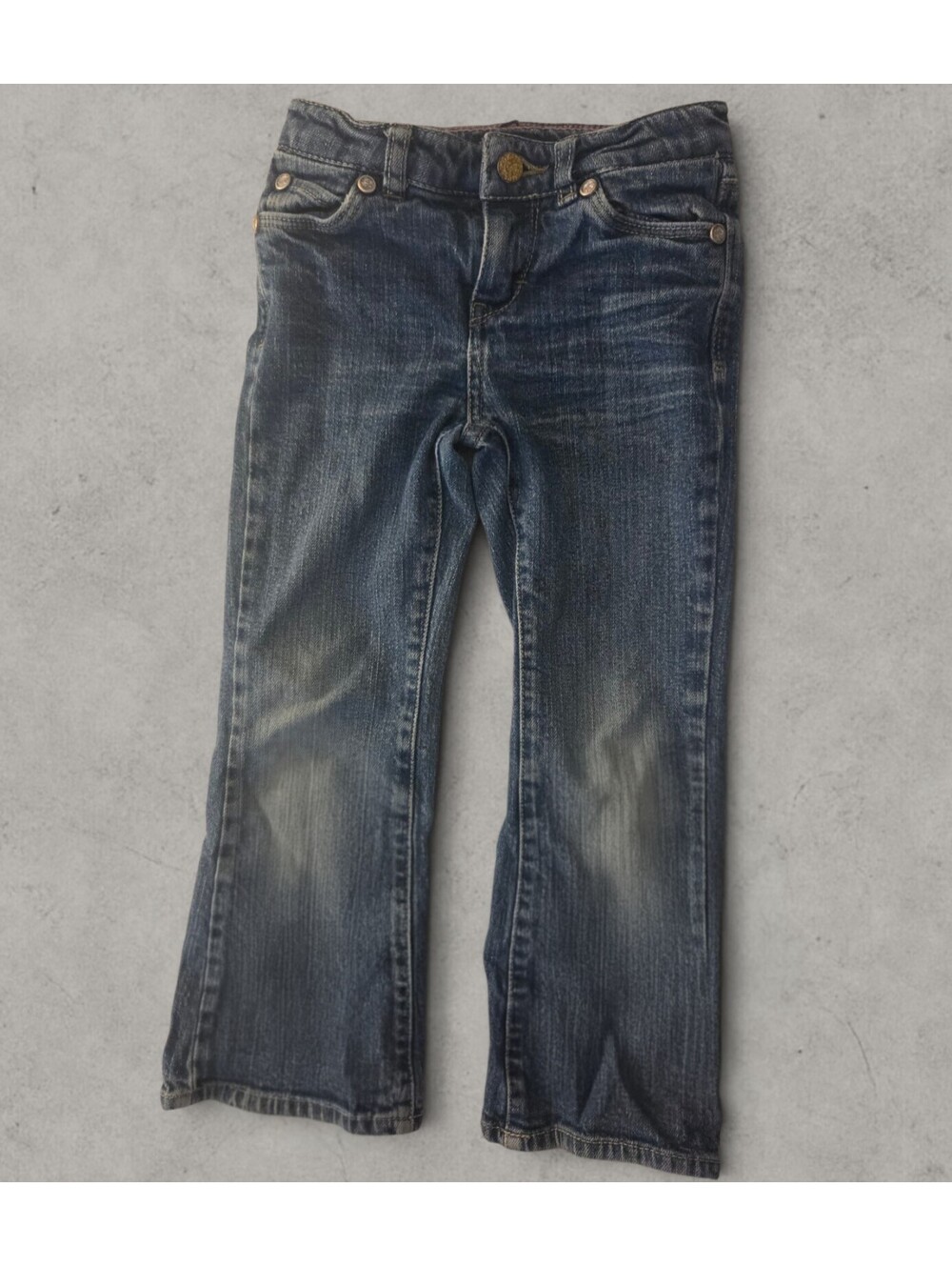 Levi's Girls Size 5 Flare Jeans Y2K Glitter buttons